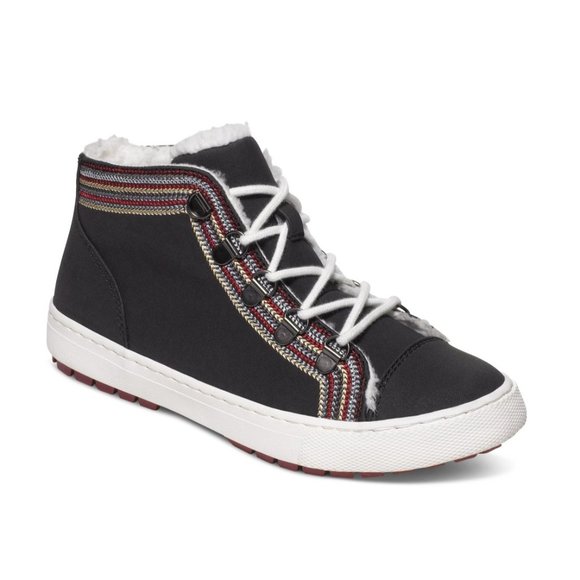 ROXY Footwear Mila Lace Up Mid Top Shoes Women Surf Lifestyle Sneakers NEW - Picture 1 of 5